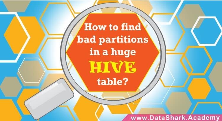 How to find bad partitions in hive table